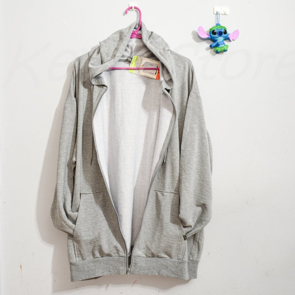 Eddie Bauer men full-zip supersoft hoodie Gray - Picture 5 of 7